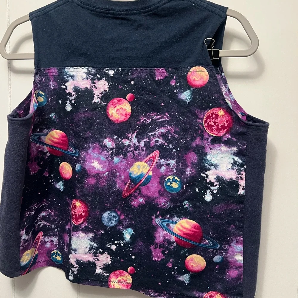 Space crop top upcycle large - Picture 2 of 2